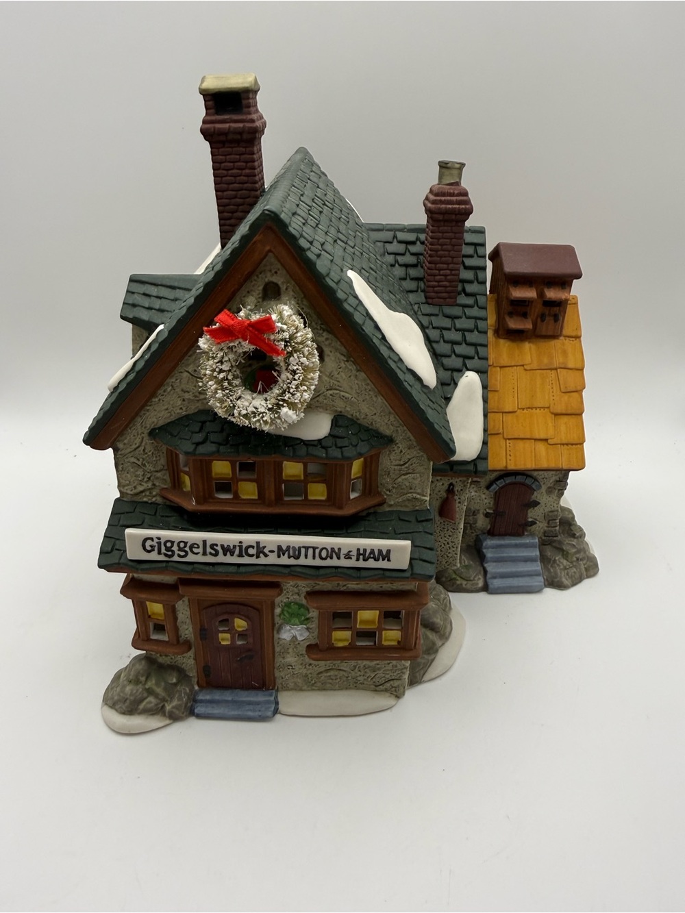 Giggleswick Mutton & Ham Holiday Cottage Figurine - Department 56